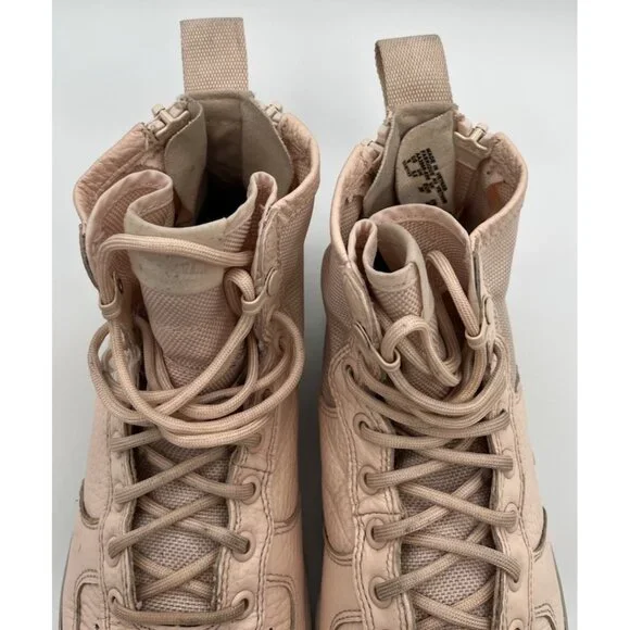 Nike Women’s SF AF1 Mid Air Force 1 Boots Orange Quartz AA3966-800 Size 8 - Picture 9 of 11